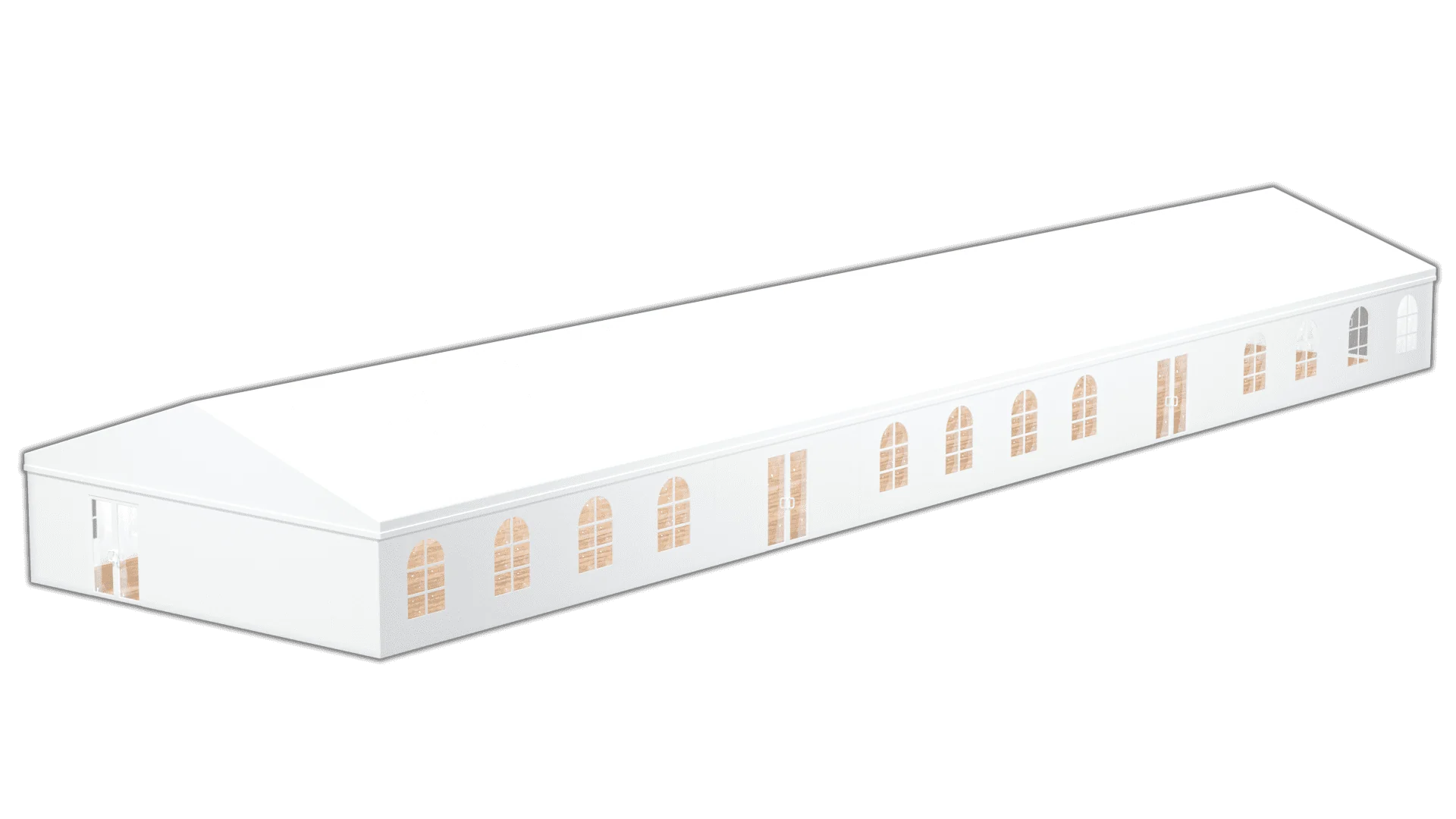 Классический шатер 10х40 (400 м²)
