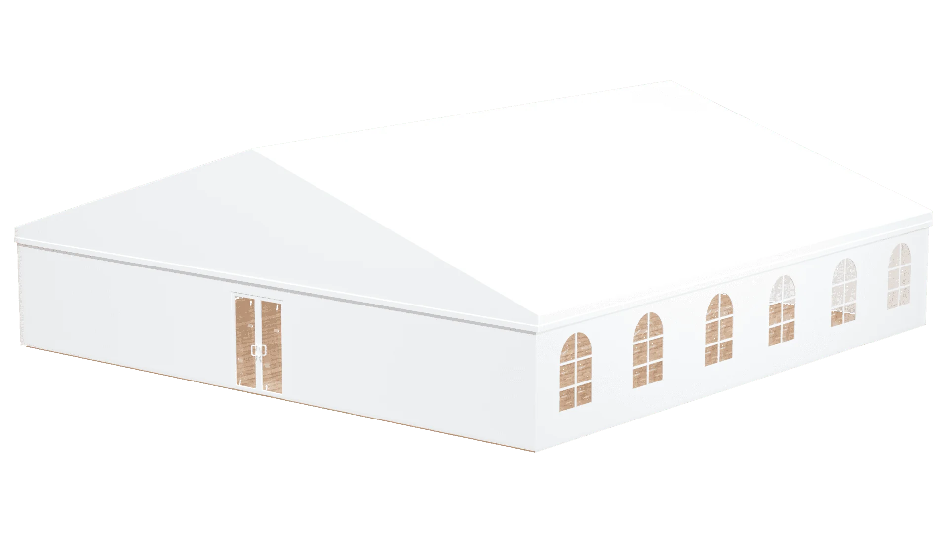 Классический шатер 15х15 (225 м²)